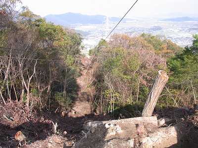 尾根道